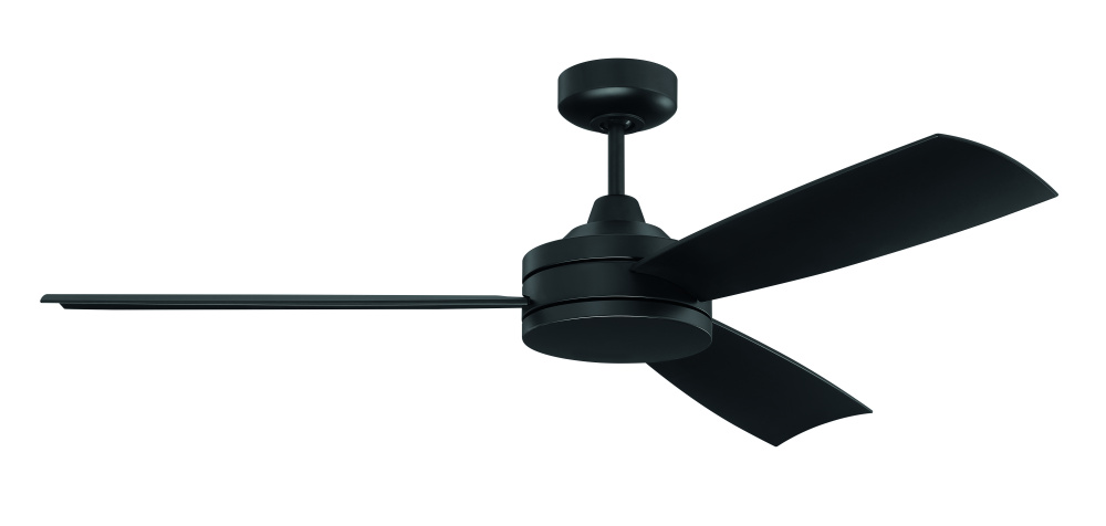 54" Ceiling Fan w/Blades, Damp Rated