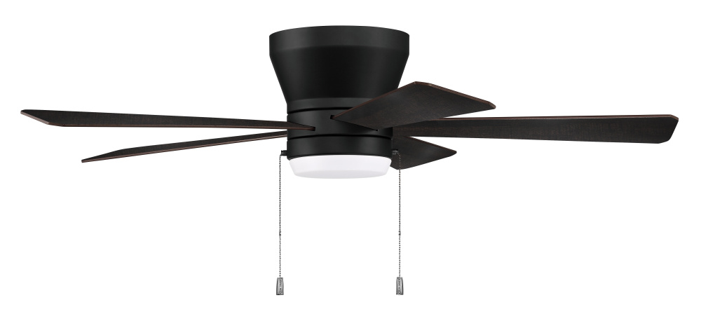 52" Hugger Ceiling Fan w/Blades, LED Light Kit