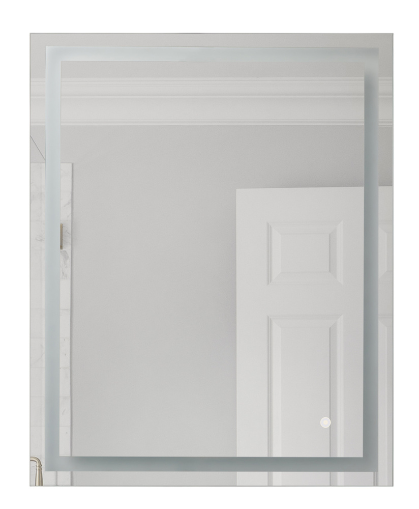 30 x 24 x 1.4 Rectangular Back Lit LED Mirror, Defogger & Dimmer, 3000K