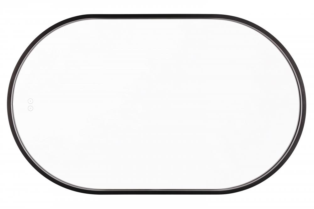 24" x 36" Oval LED Mirror with defogger, dimmable 3CCT 3000-5000K