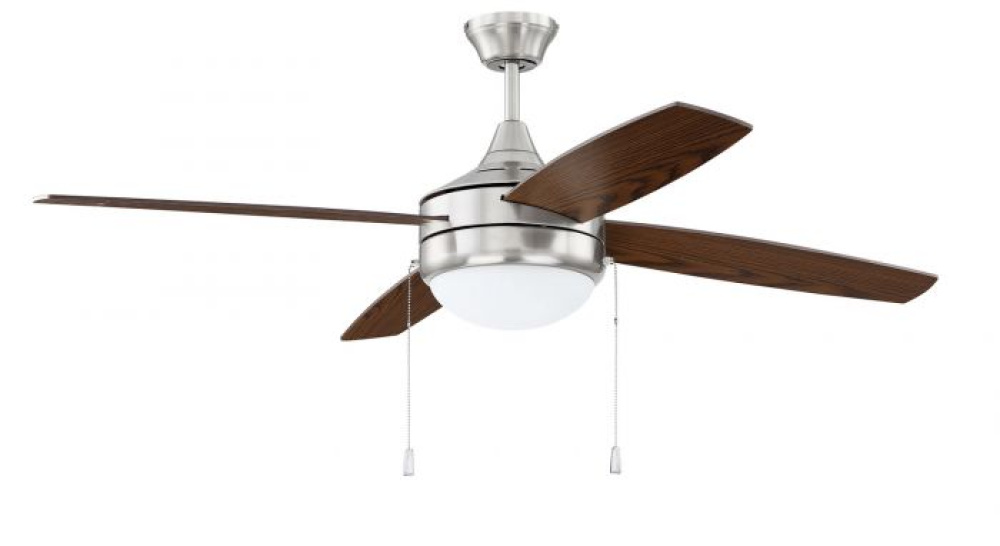 52" Ceiling Fan w/ 4 Blades, LED Light Kit