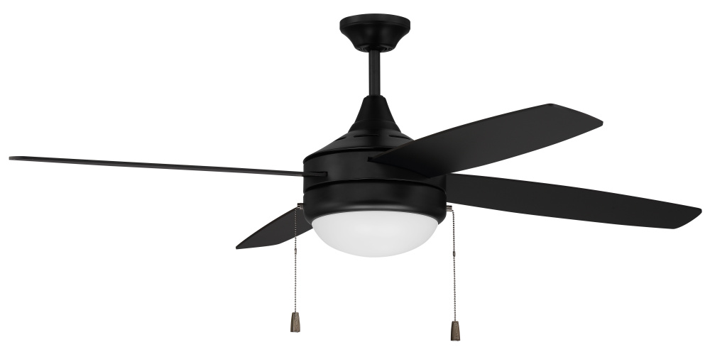 52" Ceiling Fan w/ 4 Blades, LED Light Kit