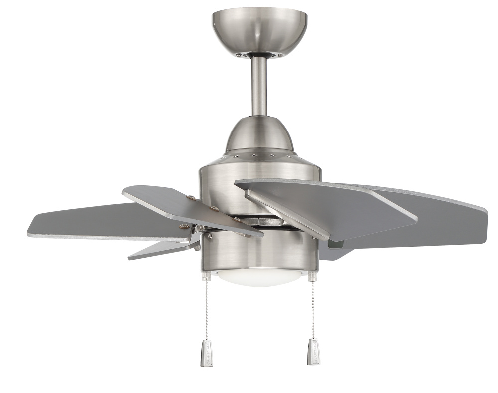 24" Ceiling Fan w/Blades, LED Light Kit