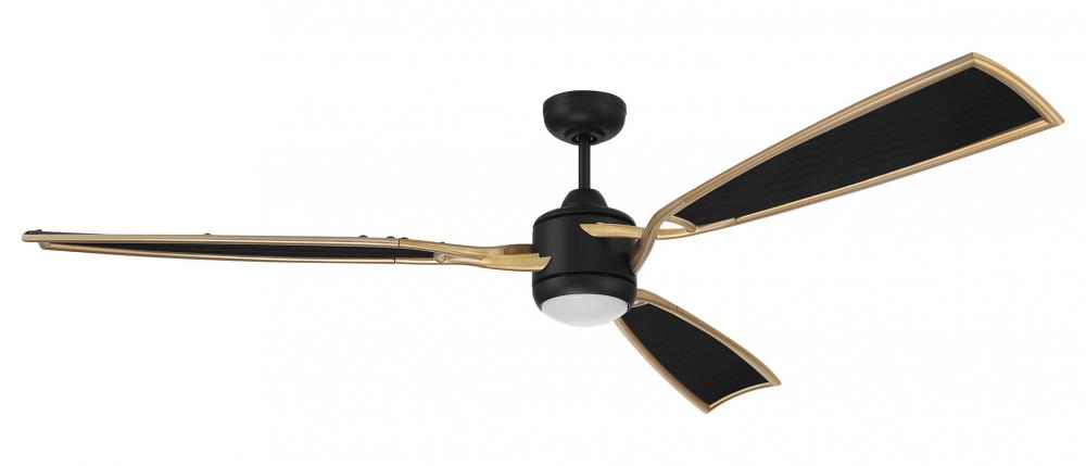 72" Ceiling Fan w/Blades & LED Light Kit
