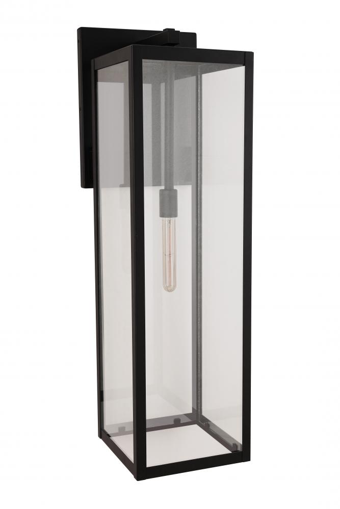 Harris 1 Light 30" Outdoor Lantern in Textured Black