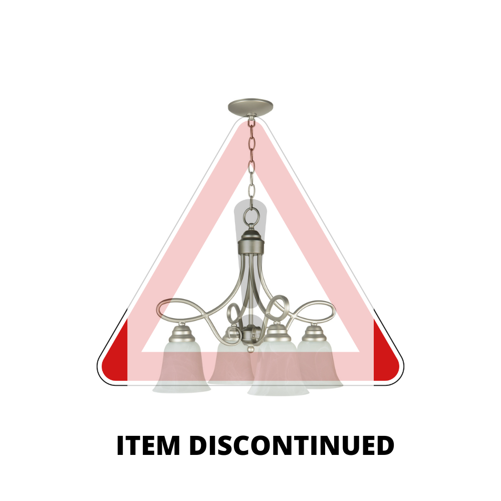 **DISCONTINUED** 4 Light Chandelier