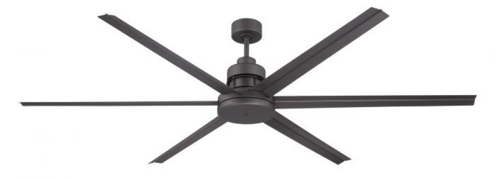 Mondo 72" 6-Blade Indoor/Outdoor (Damp) Ceiling Fan in Espresso w/ Espresso Blades