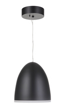 Craftmade 51191-FB-HUE - Studio 13.03" LED Pendant in Flat Black