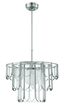 Craftmade 54992-BNK - Melody 1 Light Pendant in Brushed Polished Nickel