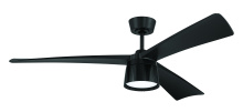 Craftmade CTO52FB3 - 52" Ceiling Fan w/Blades, 3-CCT LED Disk, Multi-voltage Remote Included
