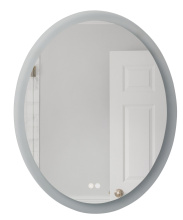Craftmade MIR101-W - Oval LED Mirror with defogger, dimmer, 3CCT 3000K, 4000K, 5000K, 30” x 24” x 1.8”  (MIR3001OV-WH3C)