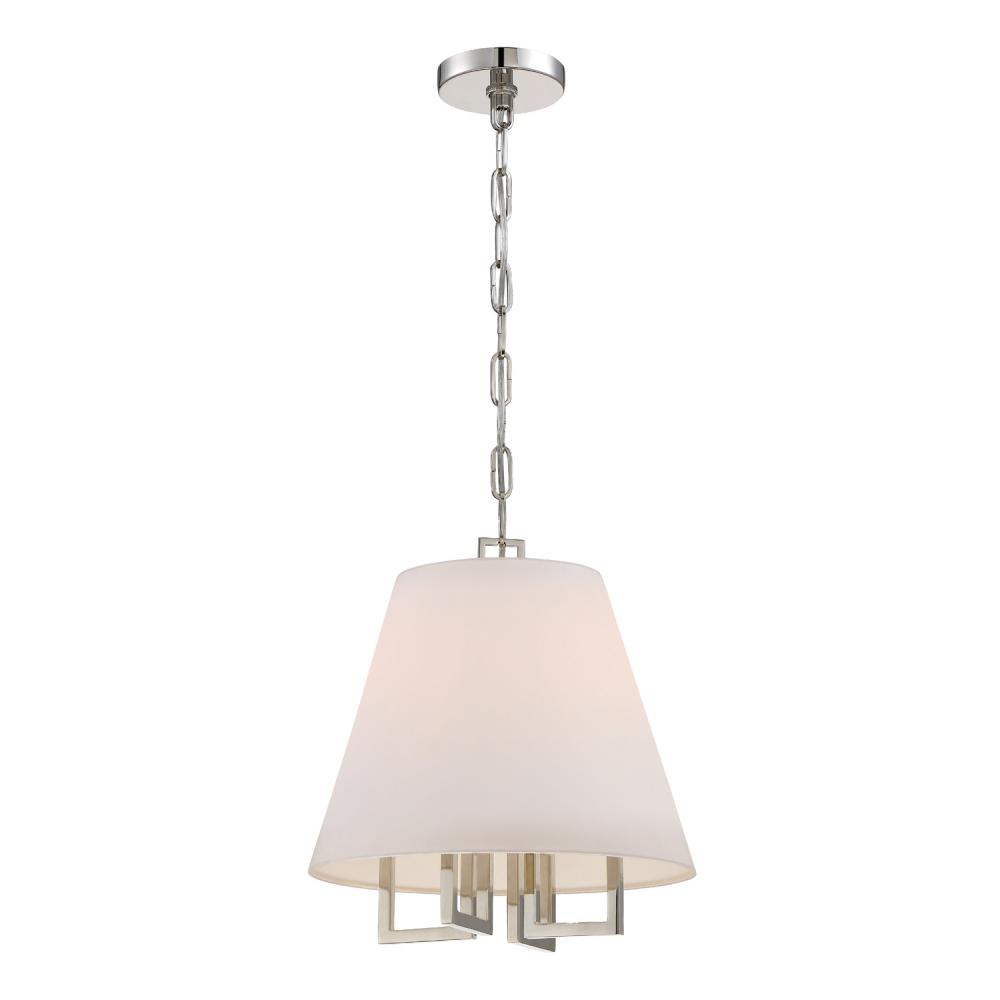 Libby Langdon Westwood 13.5'' Polished Nickel Chandelier