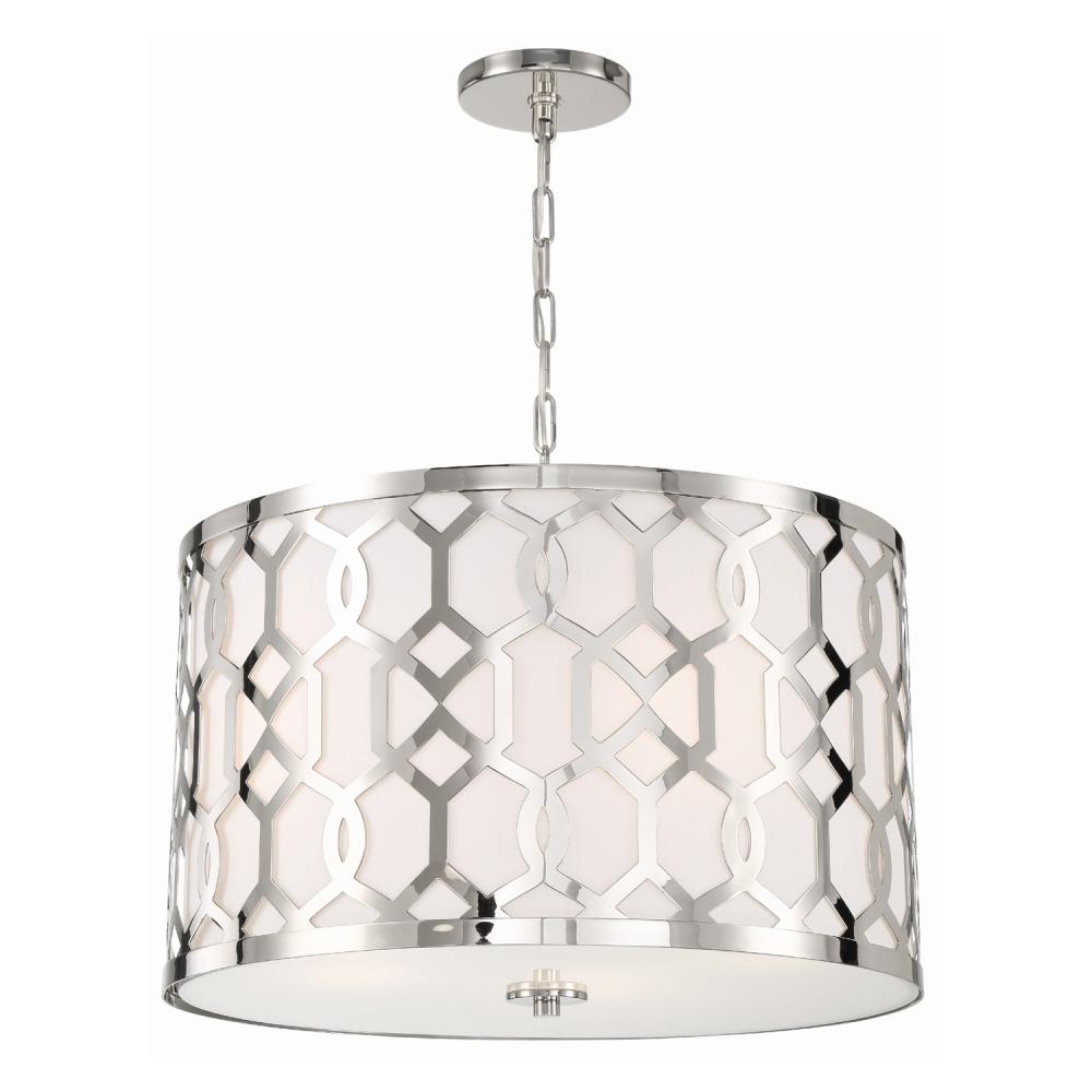 Libby Langdon Jennings 24.25'' Polished Nickel Pendant