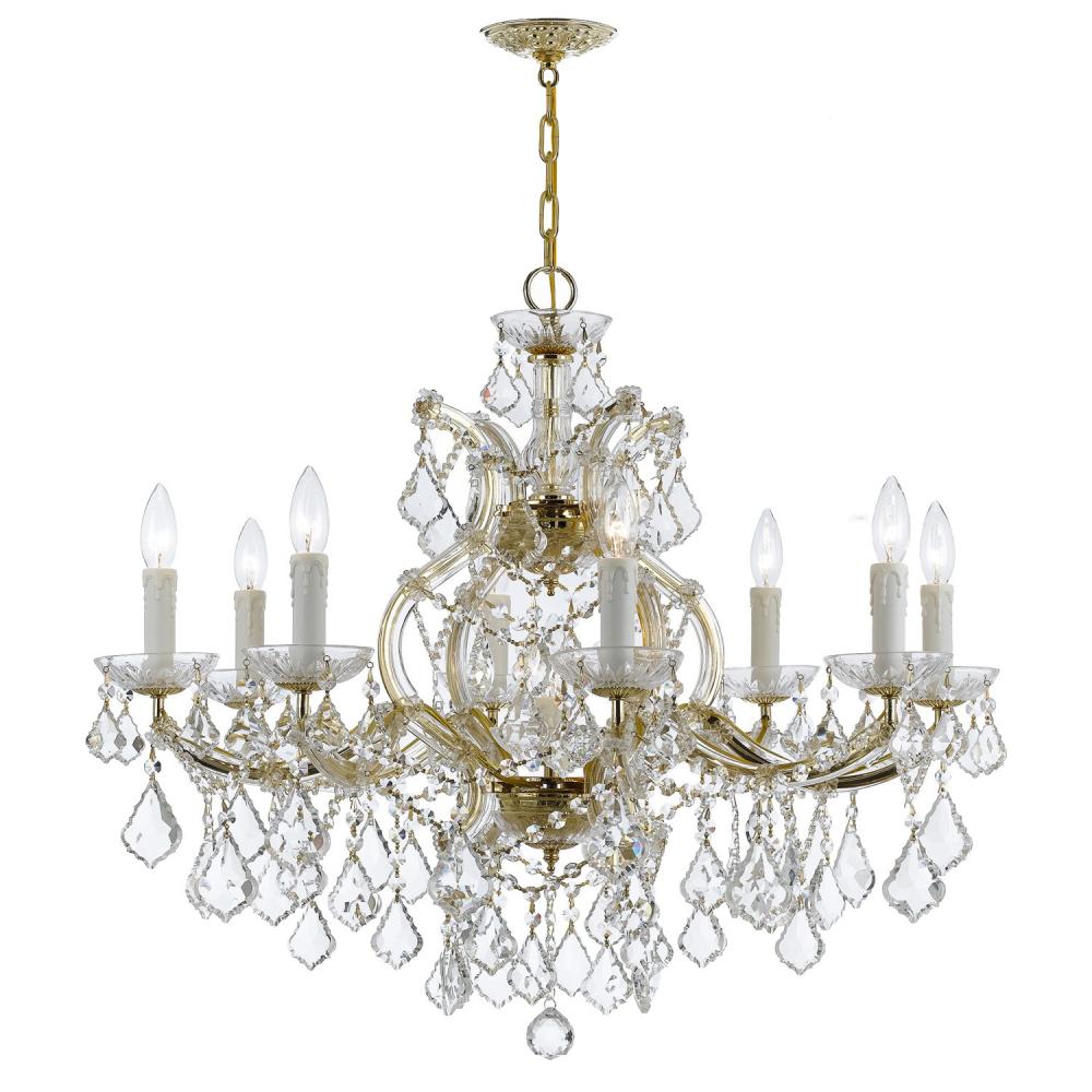 Maria Theresa 26'' Hand Cut Crystal Gold Chandelier