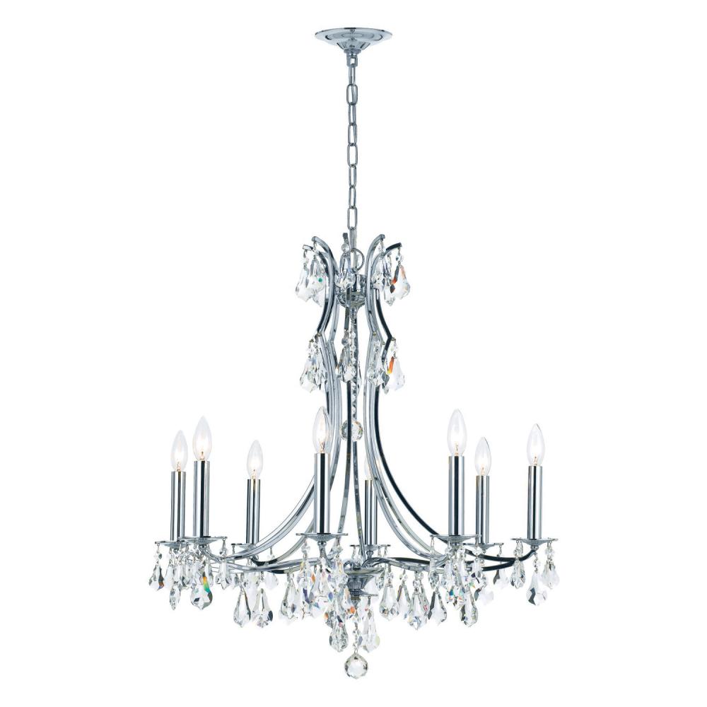 Cedar 28'' Polished Chrome Chandelier