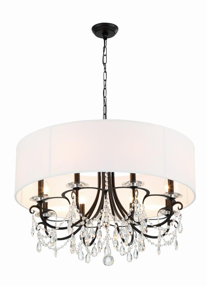 Othello 32'' Matte Black Chandelier