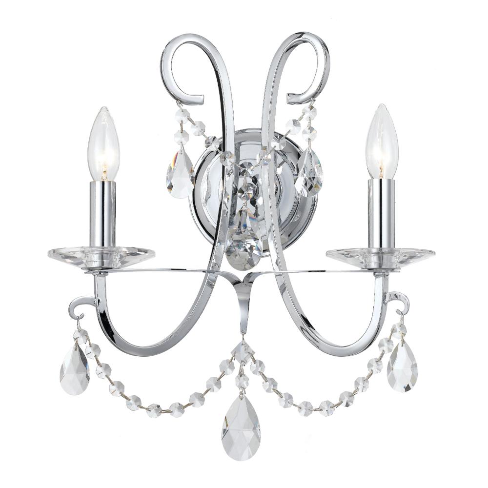 Othello 14'' Polished Chrome Sconce