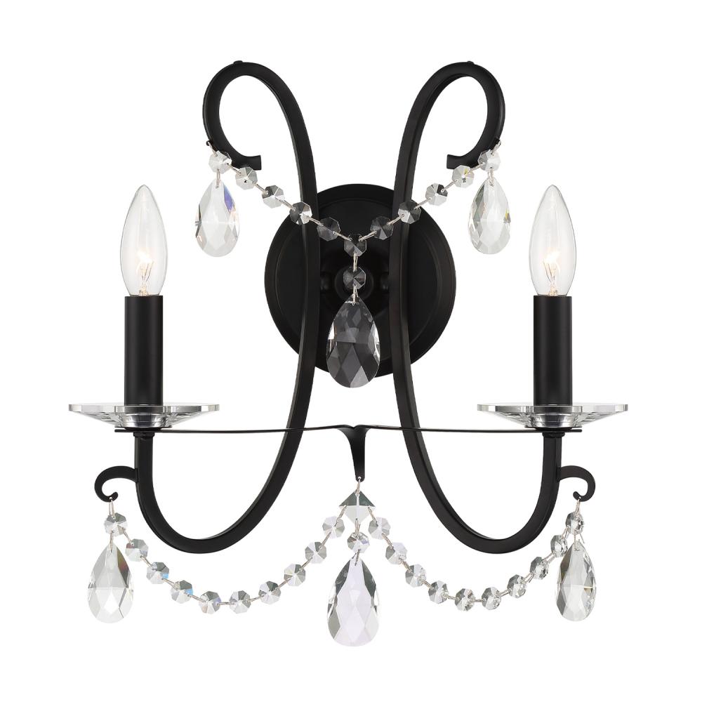 Othello 14'' Matte Black Sconce