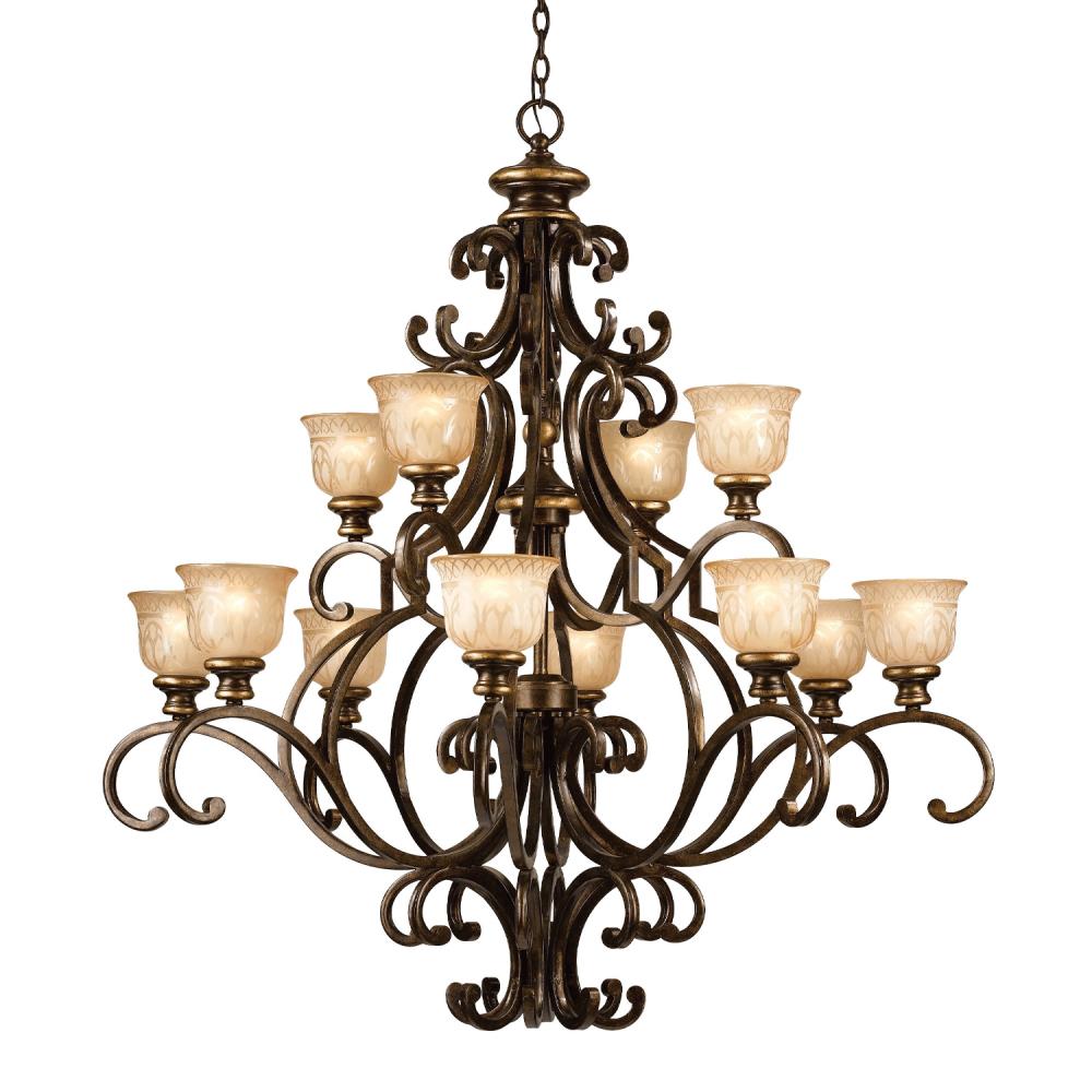 Norwalk 48'' Bronze Umber Chandelier