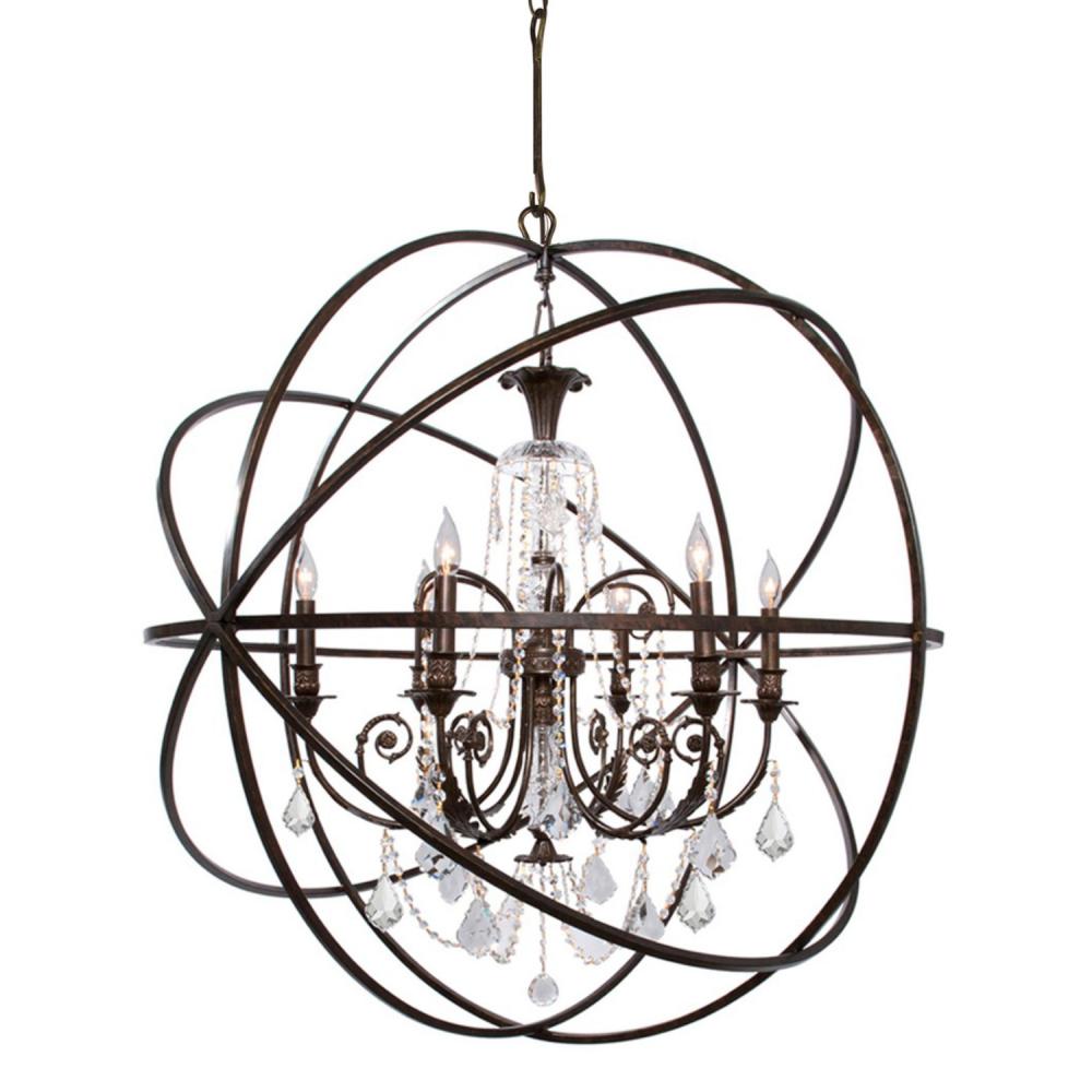 Solaris 40'' English Bronze Chandelier