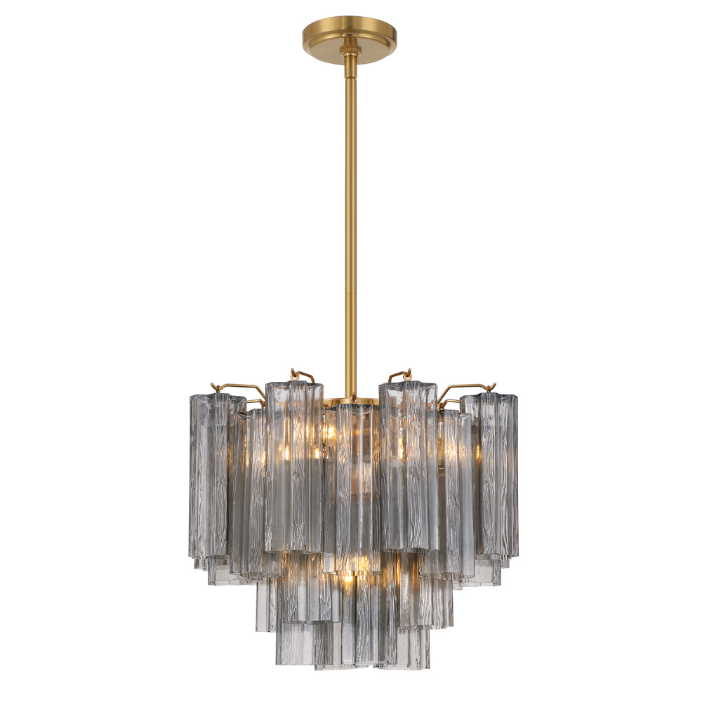 Addis 17.75'' Aged Brass Chandelier