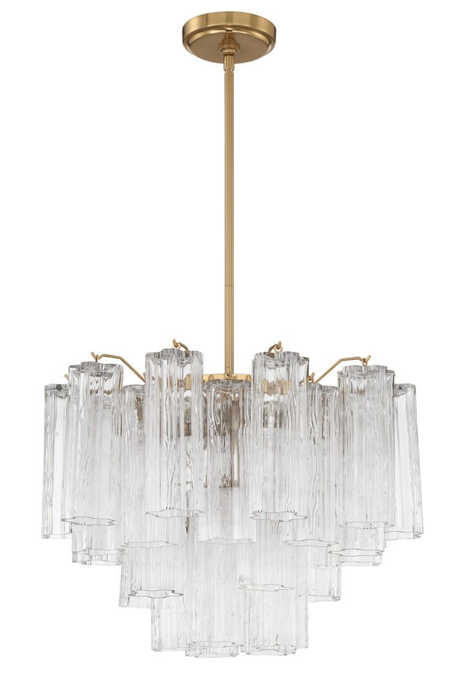 Addis 19.75'' Aged Brass Chandelier