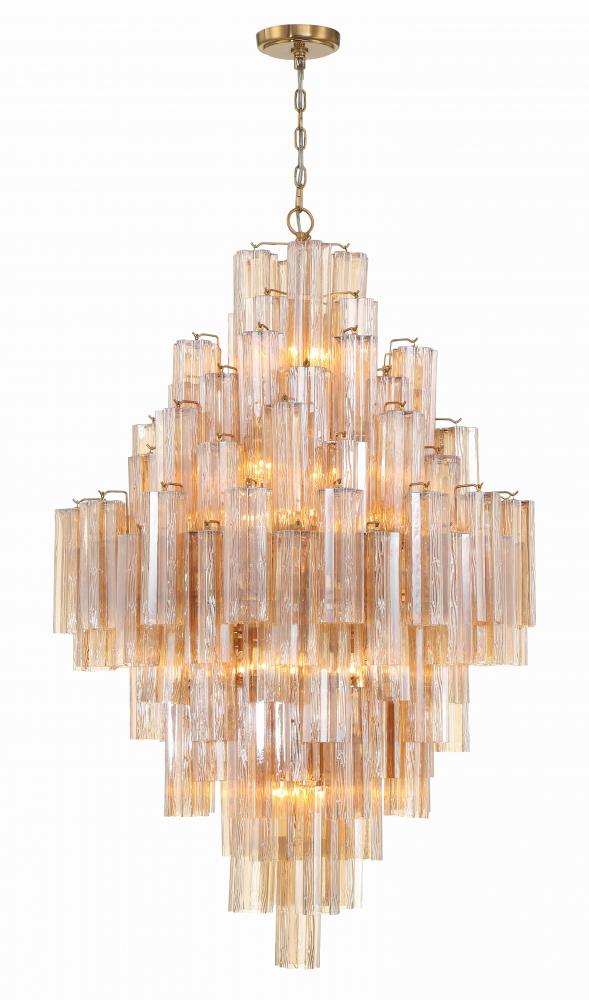 Addis 31.5'' Aged Brass Chandelier