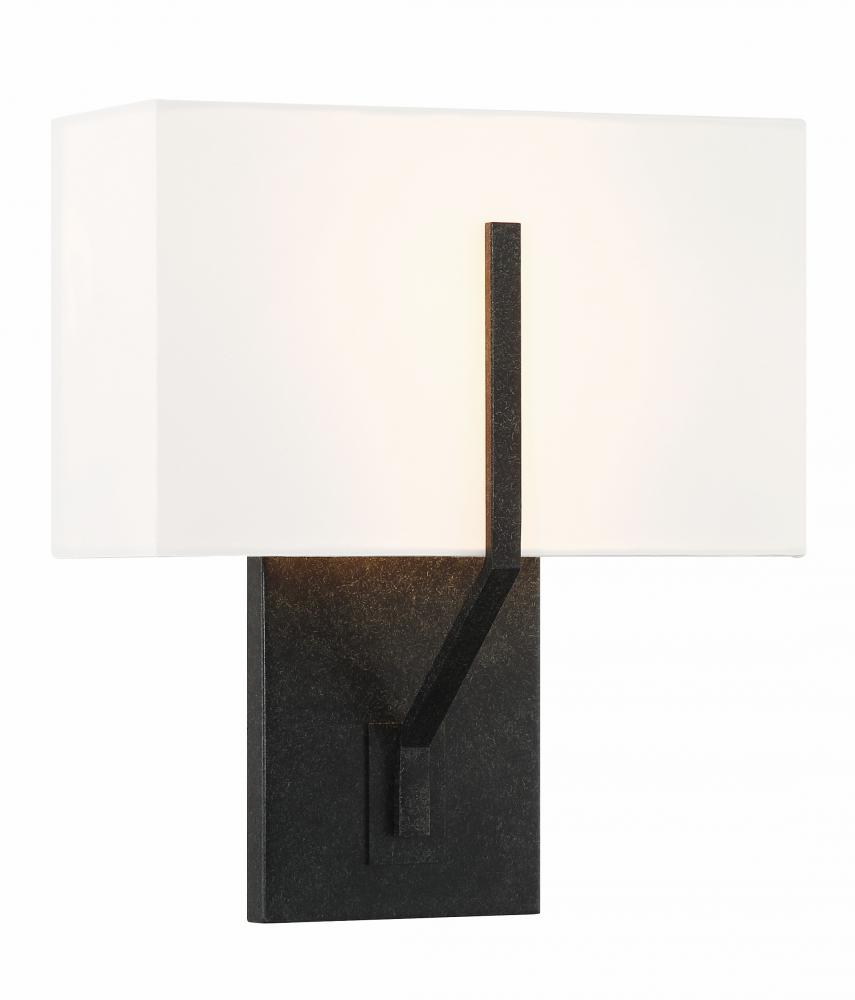 Carlyn 10'' Black Sconce
