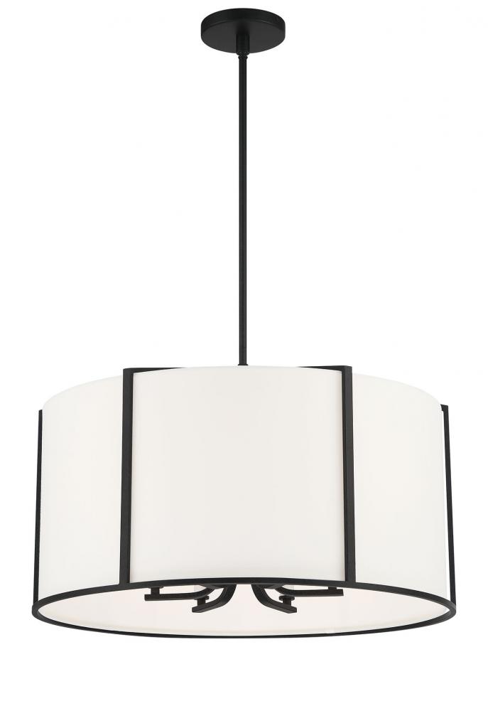 Carlyn 24'' Black Chandelier