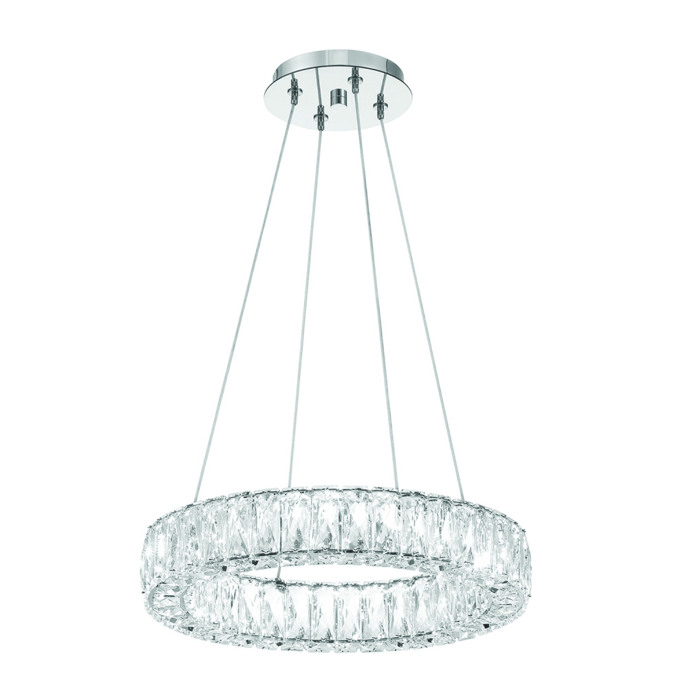 Kinsley 18'' Polished Chrome Chandelier