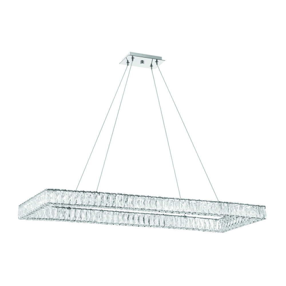 Kinsley 50'' Polished Chrome Chandelier
