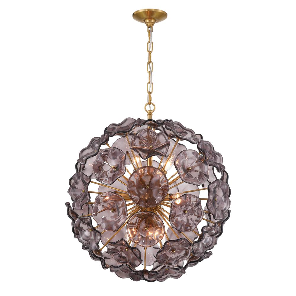 Esme 22.5'' Aged Brass Chandelier