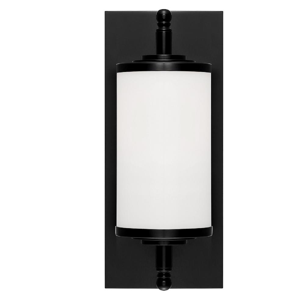 Foster 5'' LED Matte Black Sconce