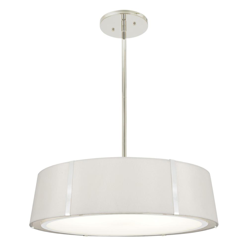 Fulton 24'' Polished Nickel Pendant