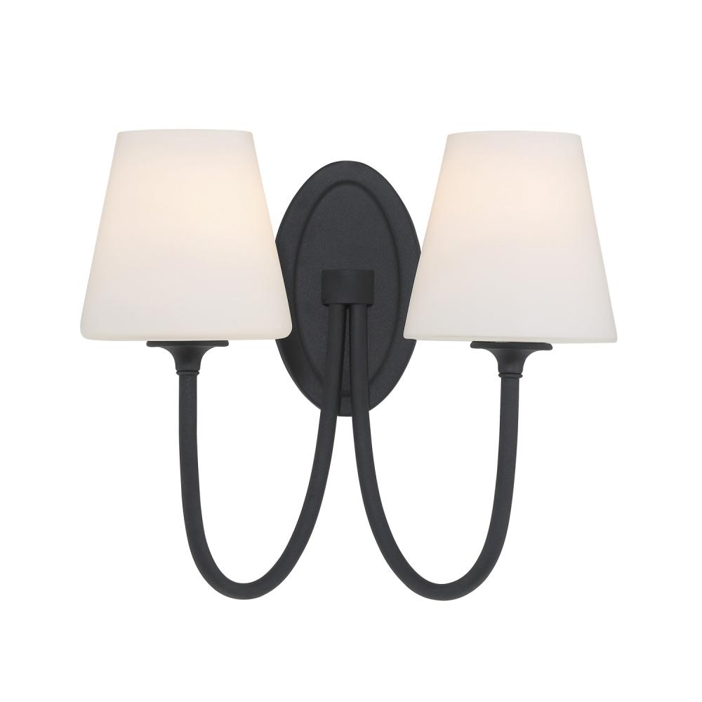 Juno 15'' Black Forged Sconce