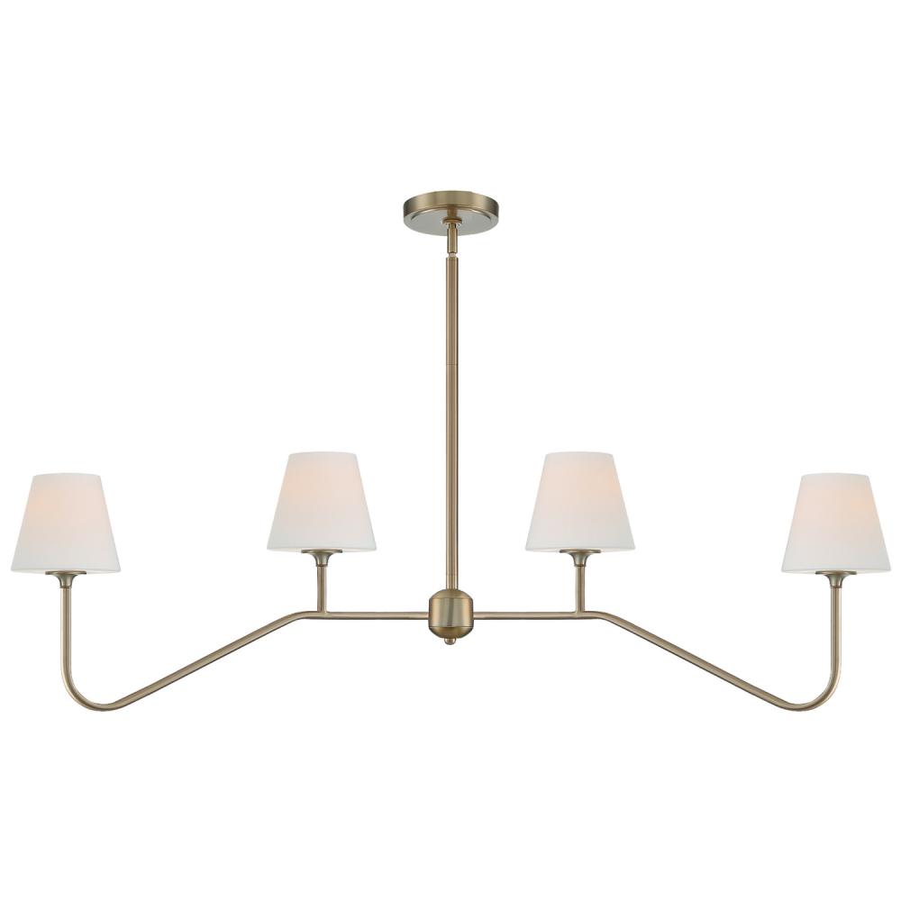 Keenan 48'' Vibrant Gold Linear Chandelier
