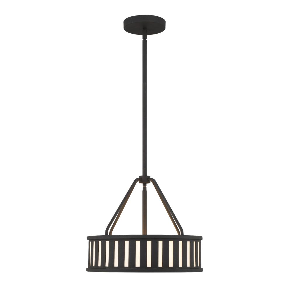 Kendal 15.5'' Black Forged Chandelier