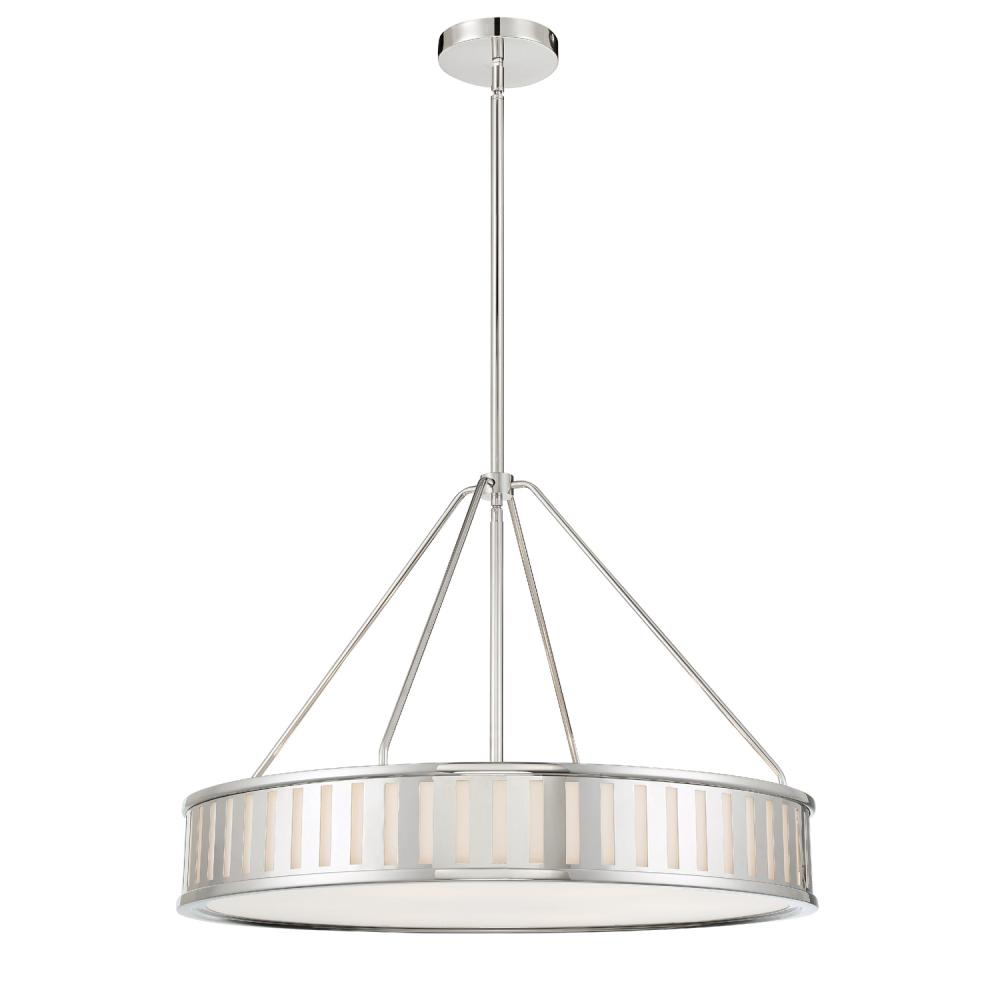 Kendal 28'' Polished Nickel Chandelier