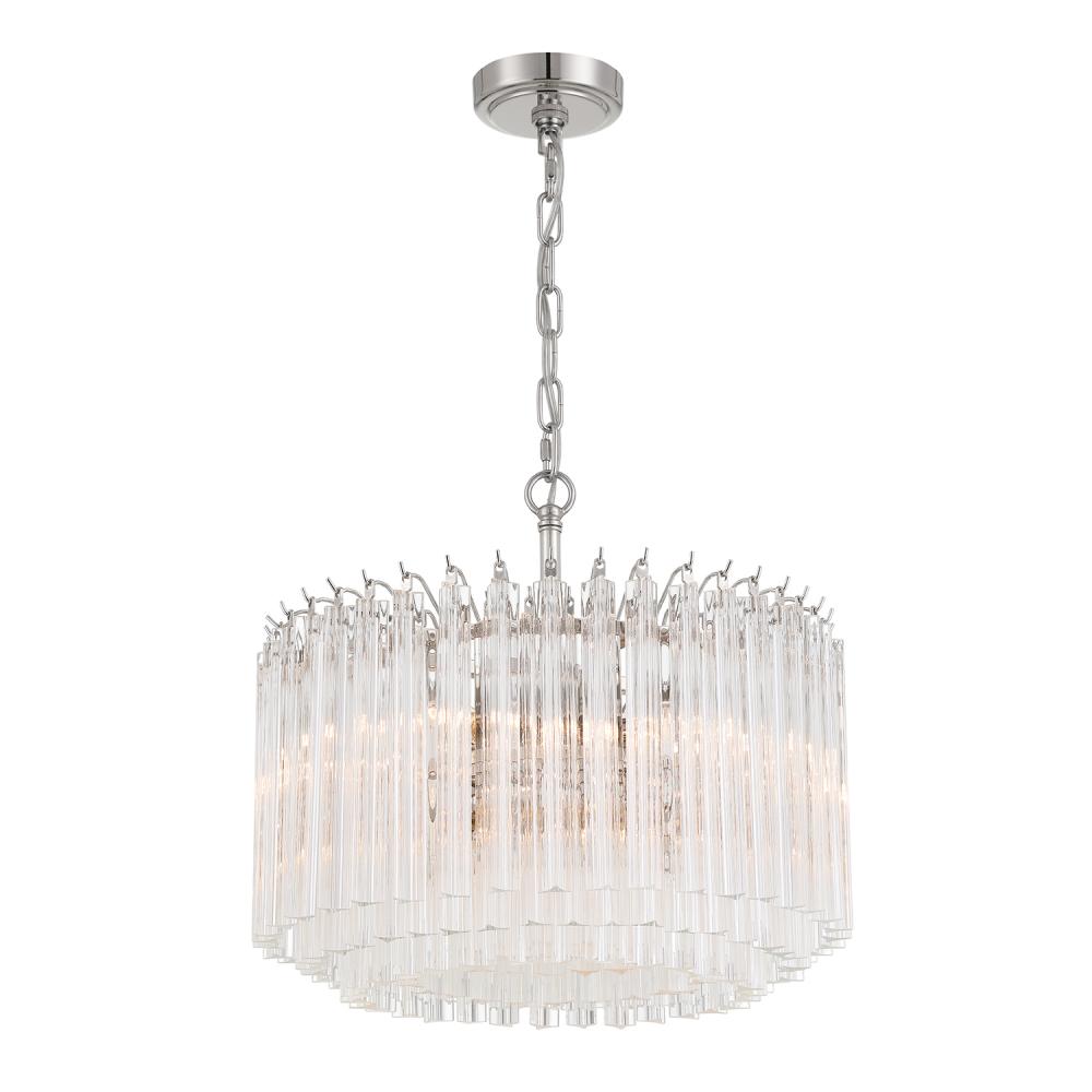 Lofton 18'' Polished Nickel Chandelier