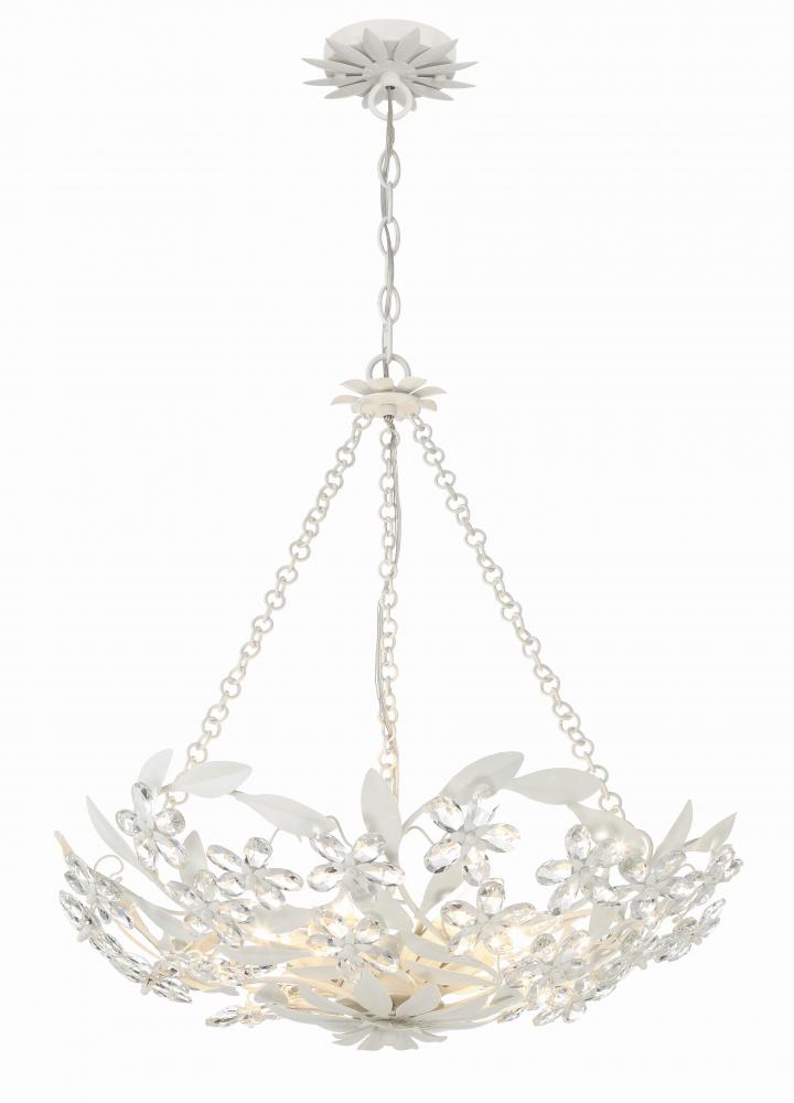 Marselle 24'' Matte White Chandelier