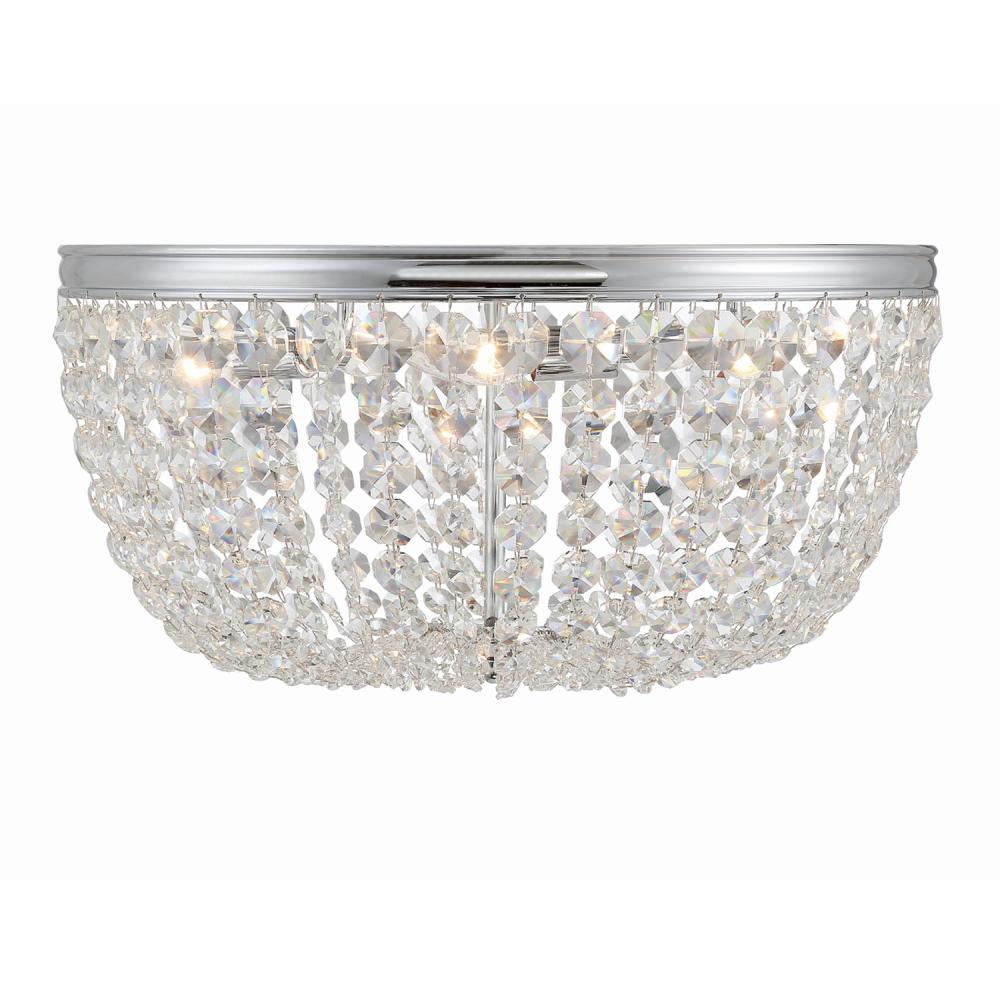 Nola 20'' Polished Chrome Flush Mount