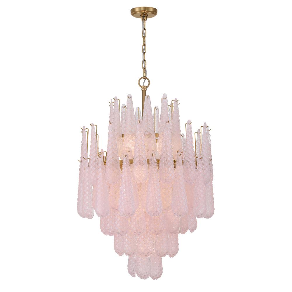 Ollie 26.25'' Aged Brass Chandelier