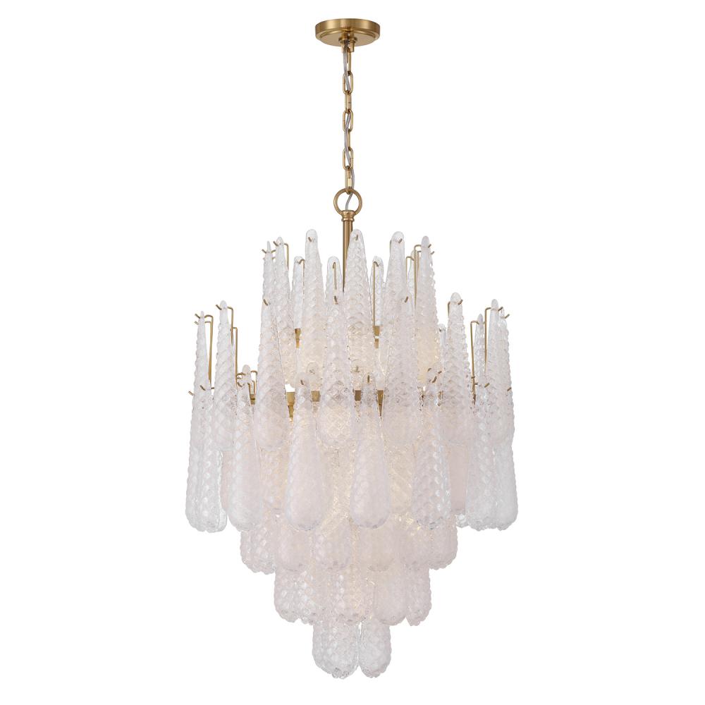 Ollie 26.25'' Aged Brass Chandelier