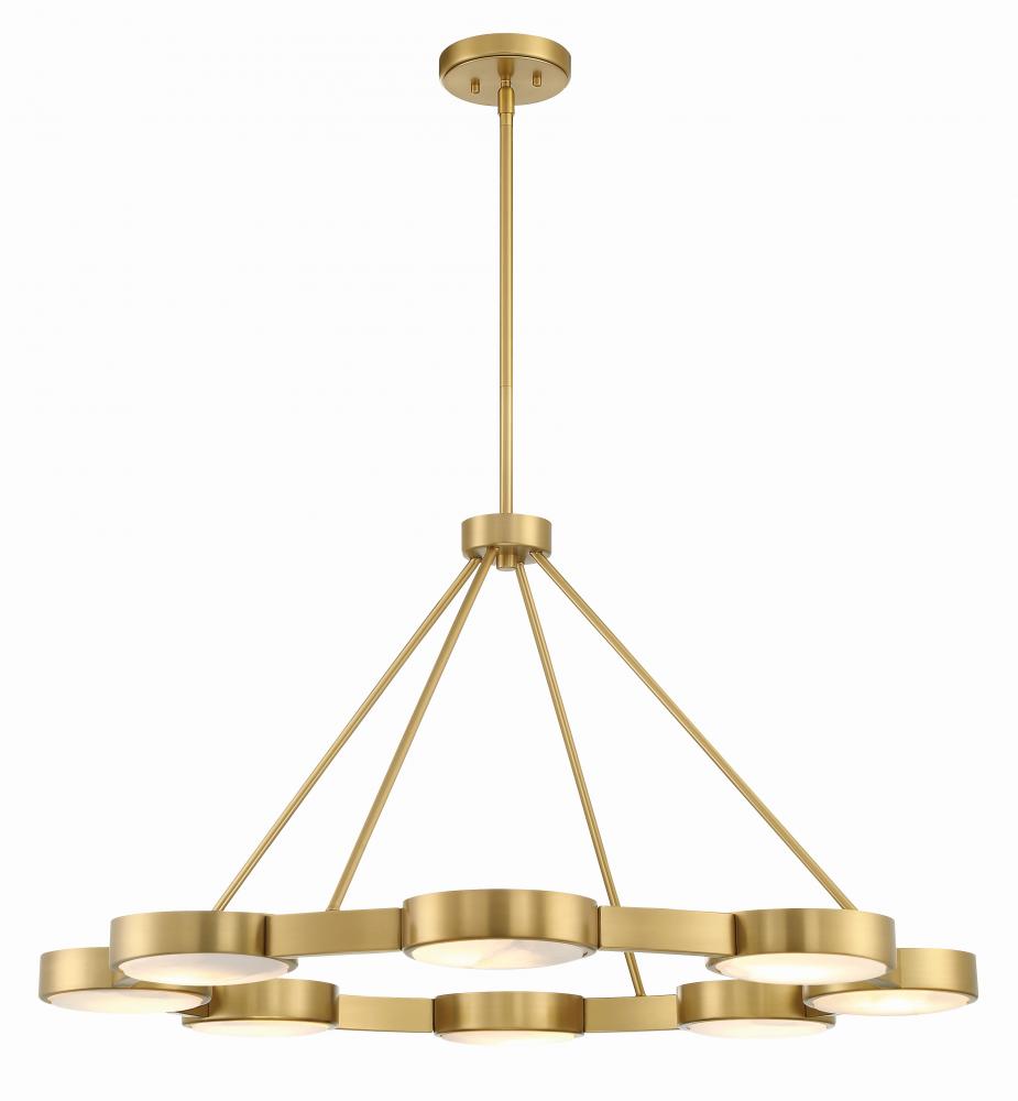 Orson 38.5'' Modern Gold Chandelier