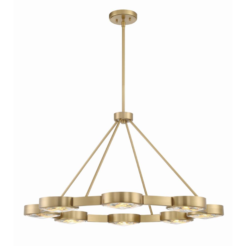 Orson 38.5'' Modern Gold Chandelier