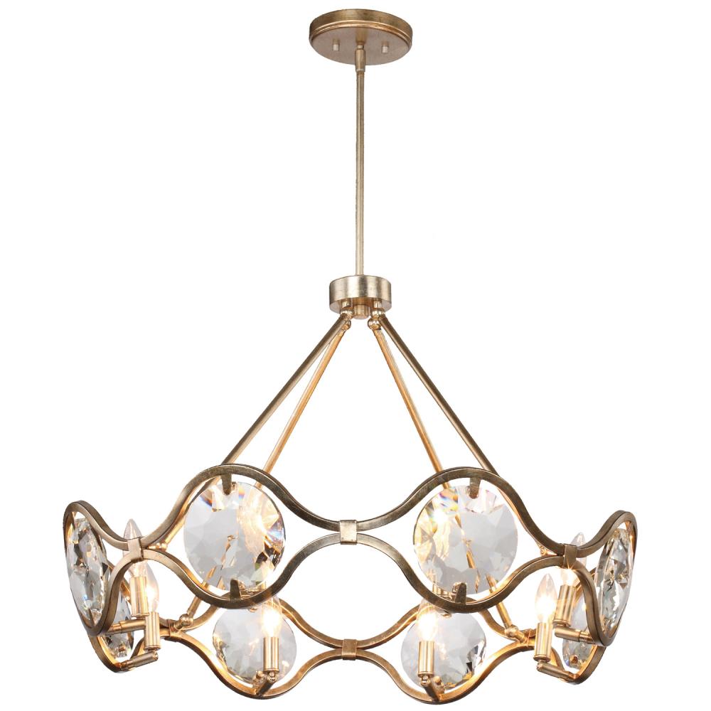 Quincy 29.5'' Distressed Twilight Chandelier