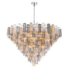 Crystorama ADD-329-CH-AU - Addis 62'' Polished Chrome Chandelier