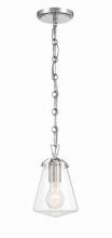 Crystorama VSS-7002-PN - Voss 5.75'' Polished Nickel Pendant