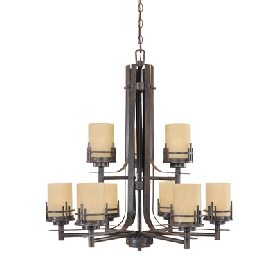 Mission Ridge 9 Light Chandelier