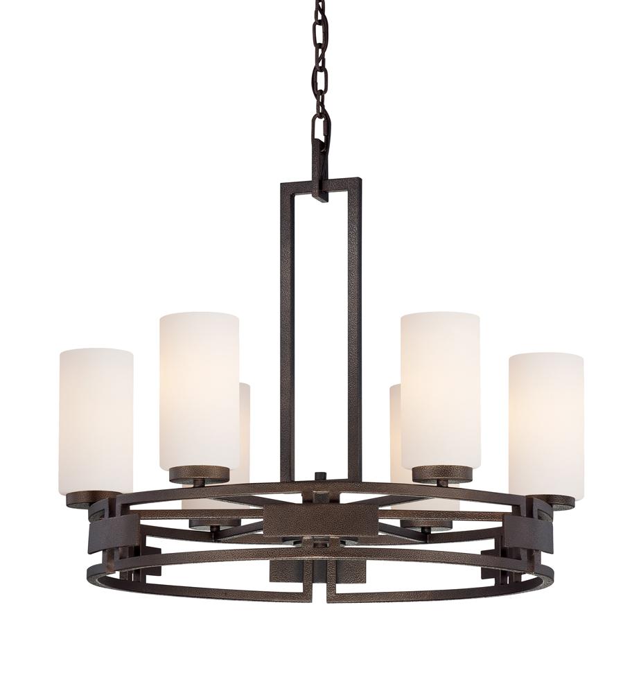 Del Ray 28" 6-Light Chandelier
